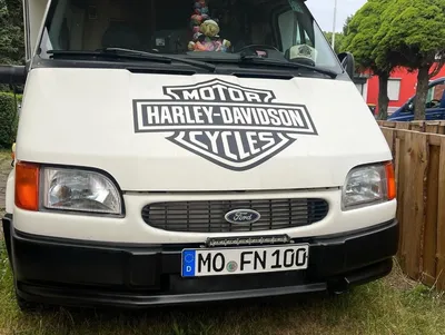 Motorhaube · Harley-Logo